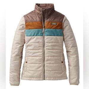 L.L. Bean Women's Mountain Classic Puffer Jacket, Colorblock